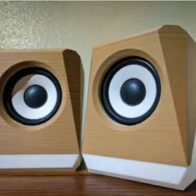 Angular Speaker Box Printable 3d model