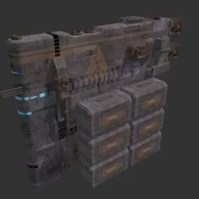Anila Cargo Spaceship 3d model