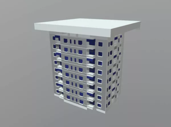 Old City Apartment 3d model