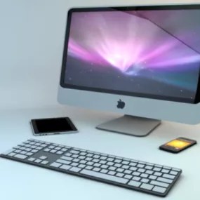 Apple Iphone Imac Ipad Keyboard 3d model