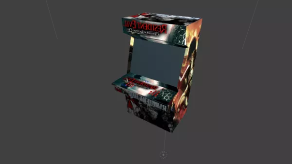 Game Resident Evil 3d model Game Resident Evil 3d model