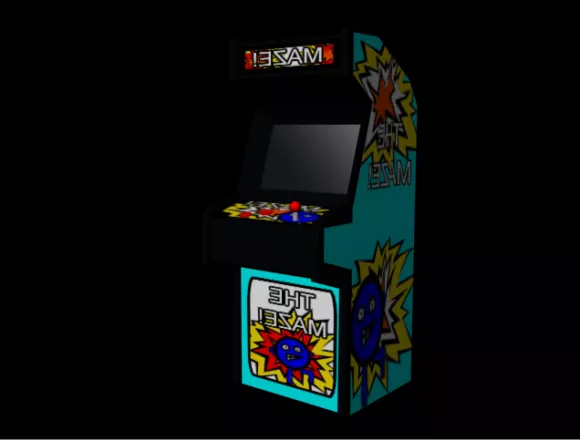 Arcade Machine Cabinet 3d model Arcade Machine Cabinet 3d model