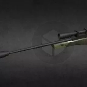Weapon Warfare Magnum Gun 3d model