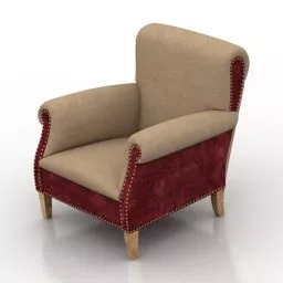 Antique Armchair Begonia Design 3d model Antique Armchair Begonia Design 3d model
