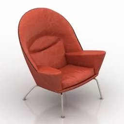 Modern Armchair Carl Hansen Design 3d model