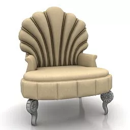 Luxury Armchair Cornelio Cappelini Design 3d model