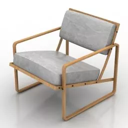 Office Armchair Lounge Furniture 3d model
