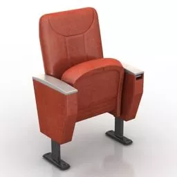 Cinema Armchair Theater Furnitur 3d model