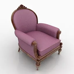 Armchair Prestige Clear 3d model