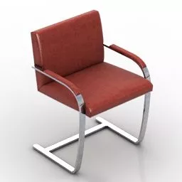 Office Armchair Knoll Design 3d model