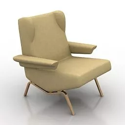 Home Armchair Ligne Roset Design 3d model