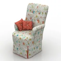 Classic Armchair Piermaria 3d model