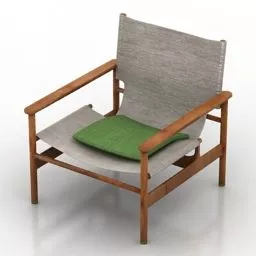 Home Armchair Pollock Design 3d model