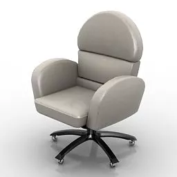 Armchair Poltrona For Office 3d model