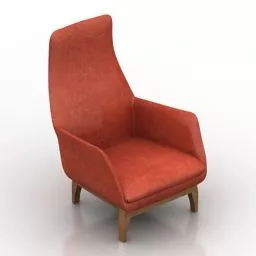 Home Armchair Daisy Style 3d model