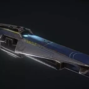 Assault Corvette Spacecraft 3d model