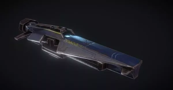 Assault Corvette Spacecraft 3d model Assault Corvette Spacecraft 3d model