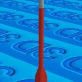 Modern Arrow Weapon 3d model