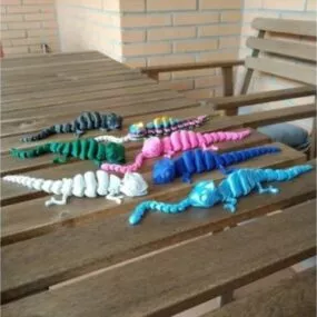 Articulated Chameleon Printable 3d model