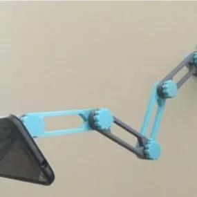 Printable Articulating Magnetic Phone Mount 3d model