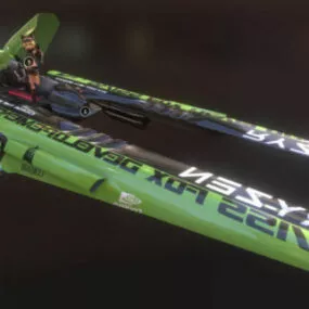 Asegai Sci-fi Aircraft 3d model
