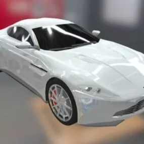 Super Car Aston Martin Db-10 3d model