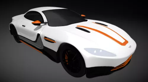 Aston Martin Vanquish Car 3d model