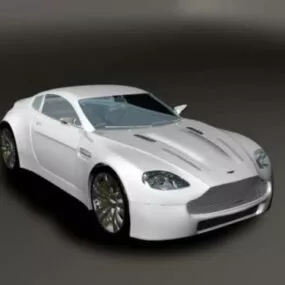 Car Aston Martin V8 3d model