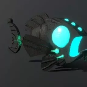 Sci-fi Atlantis Spaceship Design 3d model