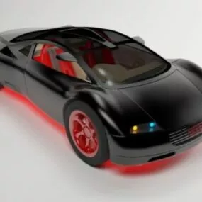 Sport Car Audi Avus Quattro 3d model