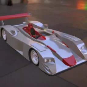 Audi R8 Lmp Car 3d model