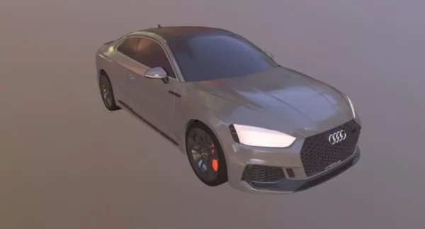 Avus Quattro Audi Concept Car 3d model