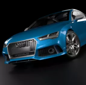 Audi Rs7 Car Sportback 3d model