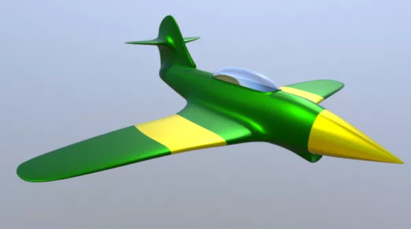 Passenger Airplane Airliner 3d model