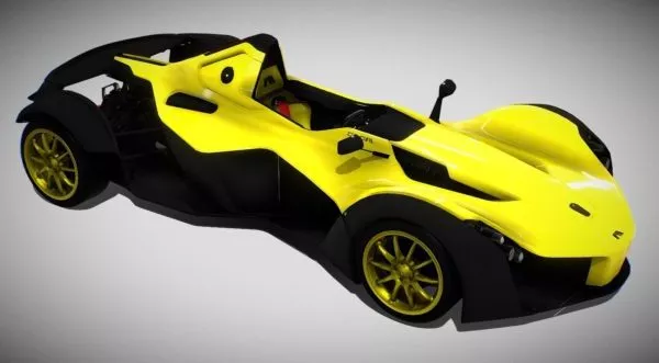 Racing Car Ac Mono 3d model Racing Car Ac Mono 3d model