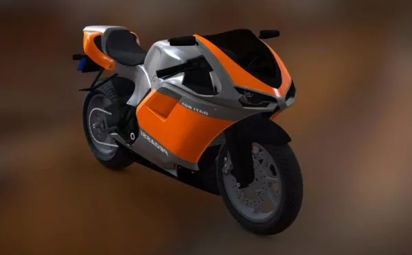 Bmw Cruiser Motorcycle 3d model
