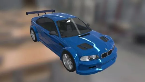 Car Bmw M3 Gtr 3d model Car Bmw M3 Gtr 3d model