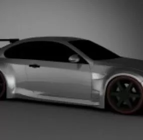 Bmw M3 Gts Car 3d model