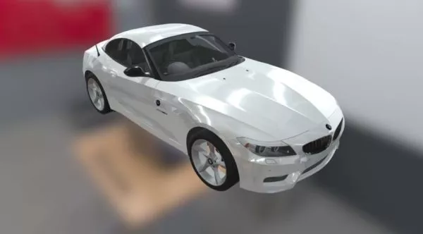 Bmw Z4 Gte Car 3d model