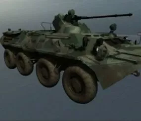 Military Brt 80a Vehicle 3d model