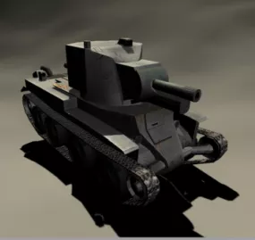 Bt-42 Vintage Tank 3d model