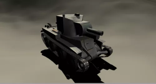 Modern Mbt Tank Set 3d model