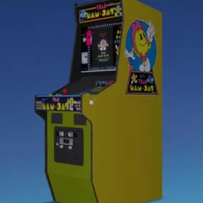 Baby Pac-man Arcade Machine 3d model