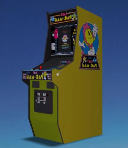 Baby Pac-man Arcade Machine 3d model Baby Pac-man Arcade Machine 3d model
