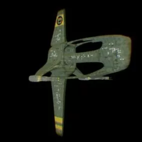 Spaceship Babylon Brakiri Cruiser 3d model