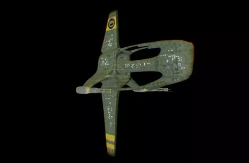 Spaceship Babylon Brakiri Cruiser 3d model Spaceship Babylon Brakiri Cruiser 3d model