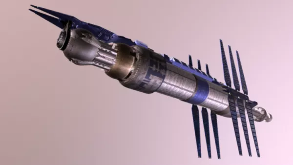 Iron Space Station 3d model