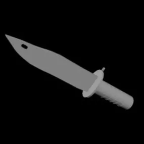 Baionnette Knife 3d model