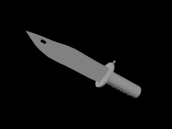Baionnette Knife 3d model Baionnette Knife 3d model