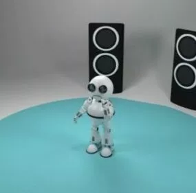 Balldroid Robot 3d model